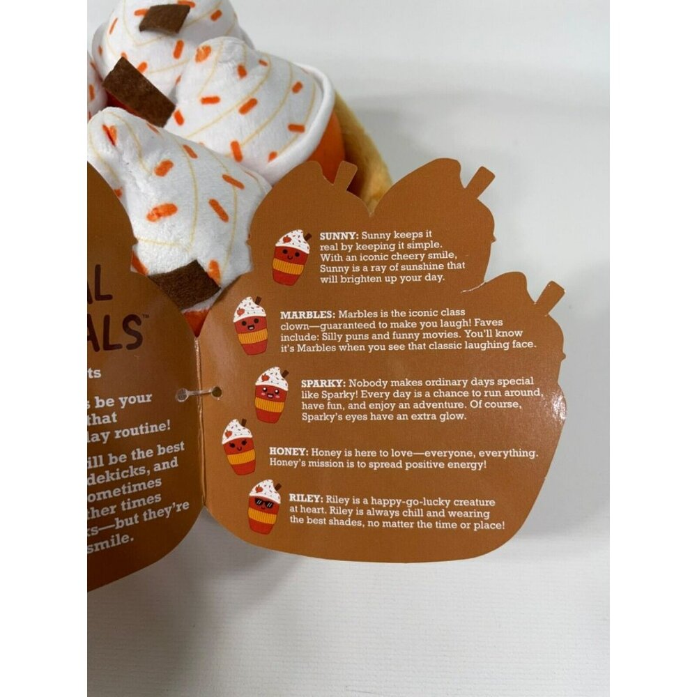 EMOTIONAL SUPPORT PUMPKIN SPICE LATTE Fall Mini Plush 6 Piece Set - Picture 12 of 12